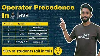 Operator Precedence In Java With Example | Java Tutorial for beginners