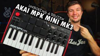 UNBOXING:  Akai MPK Mini MK3 // Is this the BEST 25 Key Midi Controller in 2020?