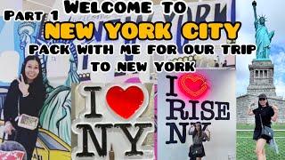 #255 OUR EAST COAST VACATION| PACK WITH ME FOR OUR TRIP TO NEW YORK PART1 |WHAT I GOT FROM NEW YORK