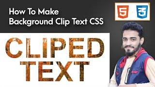 How to add video in text background Using HTML5 and CSS3