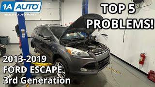 To 5 Problems Ford Escape SUV 2013-2019 3rd Generation