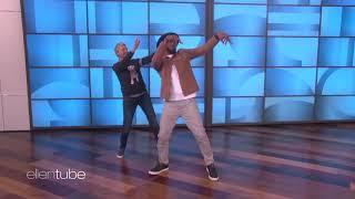 Ellen and Twitch dancing to Bodak Yellow by Cardi B