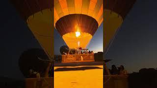 Cappadocia Hor Air Balloon  is flying moment