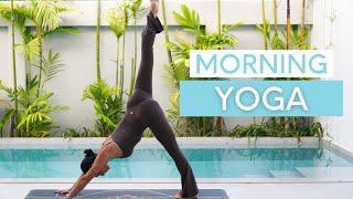 15 MIN MORNING YOGA FLOW || Wake Up & Feel Energised