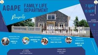 Agape SDA Church ||Family Life Week||Sabbath Worship||14.09.24