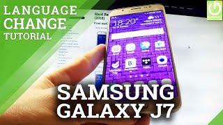 How to Change Language in SAMSUNG Galaxy J7 (2016)