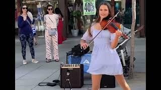 Kid 5' makes SWEET DREAMS more Amazing | Karolina Protsenko - Violin.