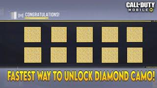 How to Unlock Diamond Camo Fast in COD Mobile | FASTEST Way to unlock Diamond Camo in CODM!