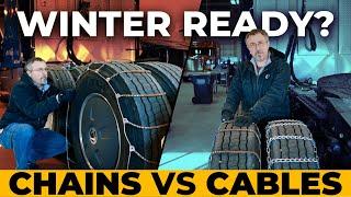 How to Install Tire Cables | Chains Vs Cables