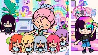 My sisters have rainbow hair but I don't/ /Toca sad stories/ Toca boca