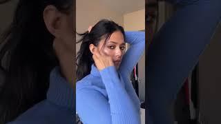 Effortless/ messy ponytail | holiday hairstyles PART￼ 2