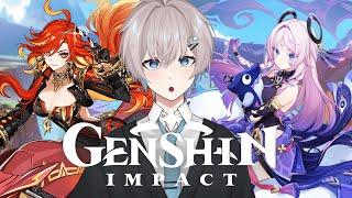 Reacting to every Genshin Impact character demo for the first time!!