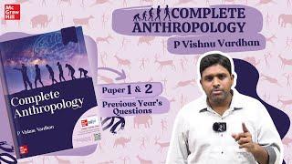 Complete Anthropology by P. Vishnu Vardhan: The Ultimate UPSC Guide!