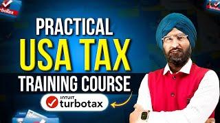 US Taxation Live Practical Training Course | View Turbotax Software | @AKPISProfessionals