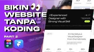 BIKIN WEBSITE TANPA KODING  | PART 2