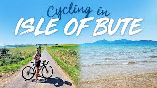 Cycling in Isle of Bute (Day trips from Glasgow without a car!) 󠁧󠁢󠁳󠁣󠁴󠁿 Scotland, UK | VLOG