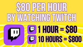 EARN $80 PER HOUR ON TWITCH *No Investment Needed* (Make Money Online 2023)