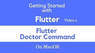 Setting up Flutter - The Doctor Command.