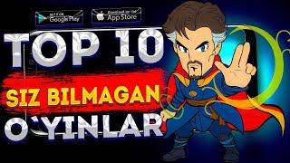 TOP 10 SIZ BILMAGAN O'YINLAR | OFFLINE VA ONLINE O'YINLAR