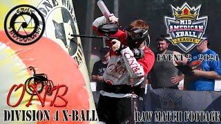 ONB D4X | RAW Match Footage Mid American X-Ball League Event 2 2024