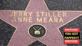 Anne Meara Hollywood Walk Of Fame star with flowers on it R I P