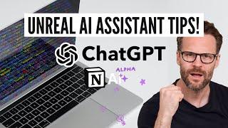 Incredible Chat GPT & Notion AI Tips That WORK. All This In 1-Day?!