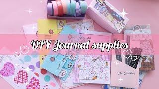 DIY journal supplies at home /Homemade journal  set / How to make journal set / Homemade journal set