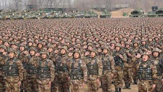 Chinese army puts on show of military might for Xi Jinping