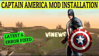 How to Install the CAPTAN AMERICA MOD in GTA San Andreas (2019!)