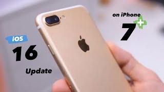 Install iOS 16 on iPhone 7plus|| Get ios 16 on iPhone 7 or 7 plus