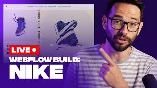 Live Webflow Build: Nike E-Commerce