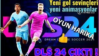 DLS 24 çıktı oyun mükemmel [yeni animasyonlar+yeni gol sevinçleri+yenilenmiş grafikler]