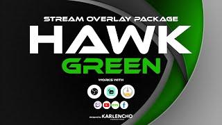 HAWK Stream Overlay Package (designed by Karlencho Productions)