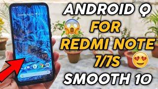 Android Q on Redmi Note 7 | How to Install Android Q in Redmi Note 7S | Android Pie to Pixel Q 10