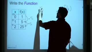 Video 5 - Writing Arithmetic and Geometric Formulas and Functions From Tables