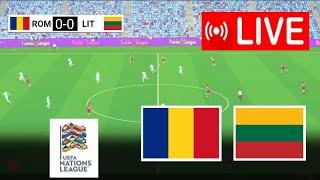 Rumänien gegen Litauen LIVE | UEFA Nations League 2024 | Spielhighlights