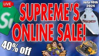 LIVE SUPREME'S ONLINE SALE STARTS TONIGHT!!!