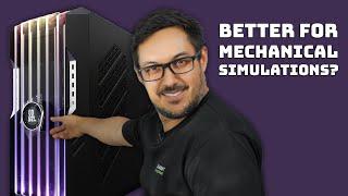 We just built a gaming PC for mechanical simulations