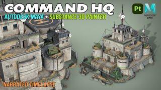 Command HQ | Autodesk Maya + Substance 3D Painter