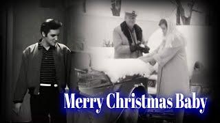 ELVIS PRESLEY - Merry Christmas Baby (New Edit) 4K