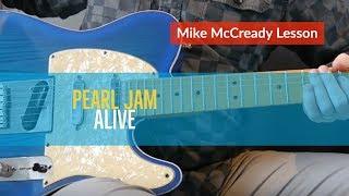 PEARL JAM - How to Play "Alive" Guitar Lesson and Solo | Mike McCready