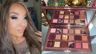 Huda Beauty Naughty Nude Eyeshadow Palette : Review : Demo : Swatches