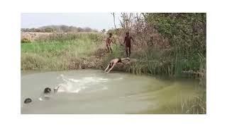 NAKED BOYS RIVER BATHING