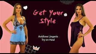Avidlove | Try On Haul with Xenia Crushova | Sexy Lingerie for 2023