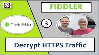 HTTPS traffic capture in Fiddler! 