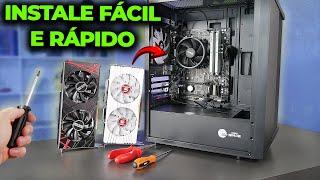COMO INSTALAR UMA PLACA DE VÍDEO NO PC DE FORMA FÁCIL (E DESINSTALAR) AMD / NVIDIA 2023