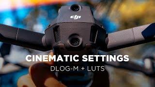 DJI MAVIC 2 PRO Best Camera Settings | DLOG-M + CINEMATIC LUTS