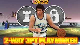 BEST 2-Way 3pt Playmaker Build in NBA 2K22! 99 OVERALL JOHN STOCKTON BUILD! 