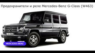 Предохранители и реле для Mercedes-Benz G-Class (W463)