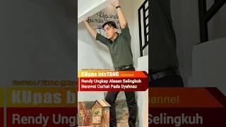 Berita Artis - Rendy Ungkap Alasan Selingkuh, Berawal Curhat Pada Syahnaz #shorts #rendykjaernett